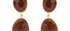 Russet Coloured Tourmaline Double Drop Earrings