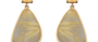 Rutile Quartz And Citrine Drop Earrings