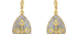 Rutile Quartz & Diamond Jadau Earrings
