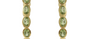 Santorini Peridot Hoop Earrings