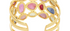 Kelly Multicolour Sapphire Cuff Bracelet