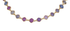 Sapphire Hexagonal Gemstone Necklace