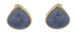 Blue Sapphire Pear-Shaped Stud Earrings