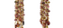Fine Gold Waterfall Earrings With Multi Coloured Sapphires