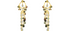  Tourmaline & Aquamarine Earrings