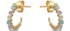 Shimla Aquamarine & Iolite Hoop Earrings