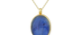 Sikar Oval Cabochon Labradorite Pendant Necklace