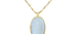 Sikar Oval Moonstone Pendant Necklace
