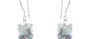 Charlotte Silver Aquamarine & Iolite Bead Earrings