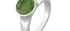 India Round Peridot Gemstone Ring