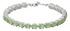 Peridot Silver Multi Gemstone Tennis Bracelet