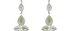 Hope Silver Prehnite Drop Earrings