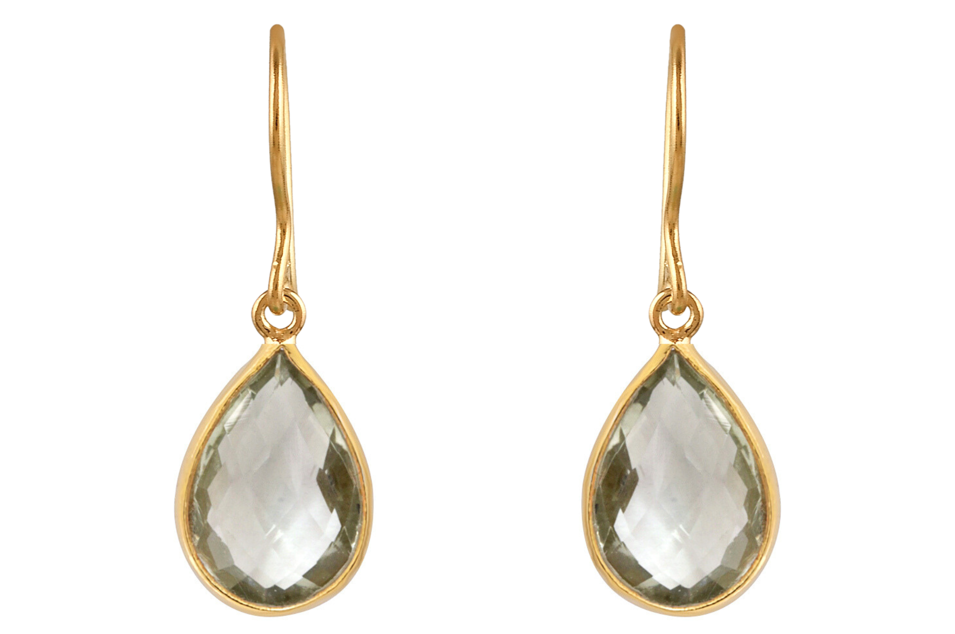 Sita Green Amethyst Earrings