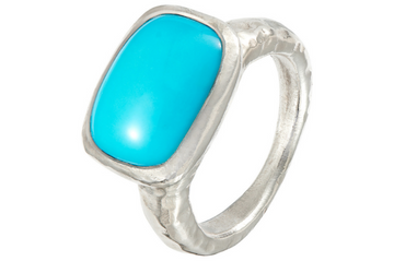 Sleeping Beauty Turquoise Silver Ring