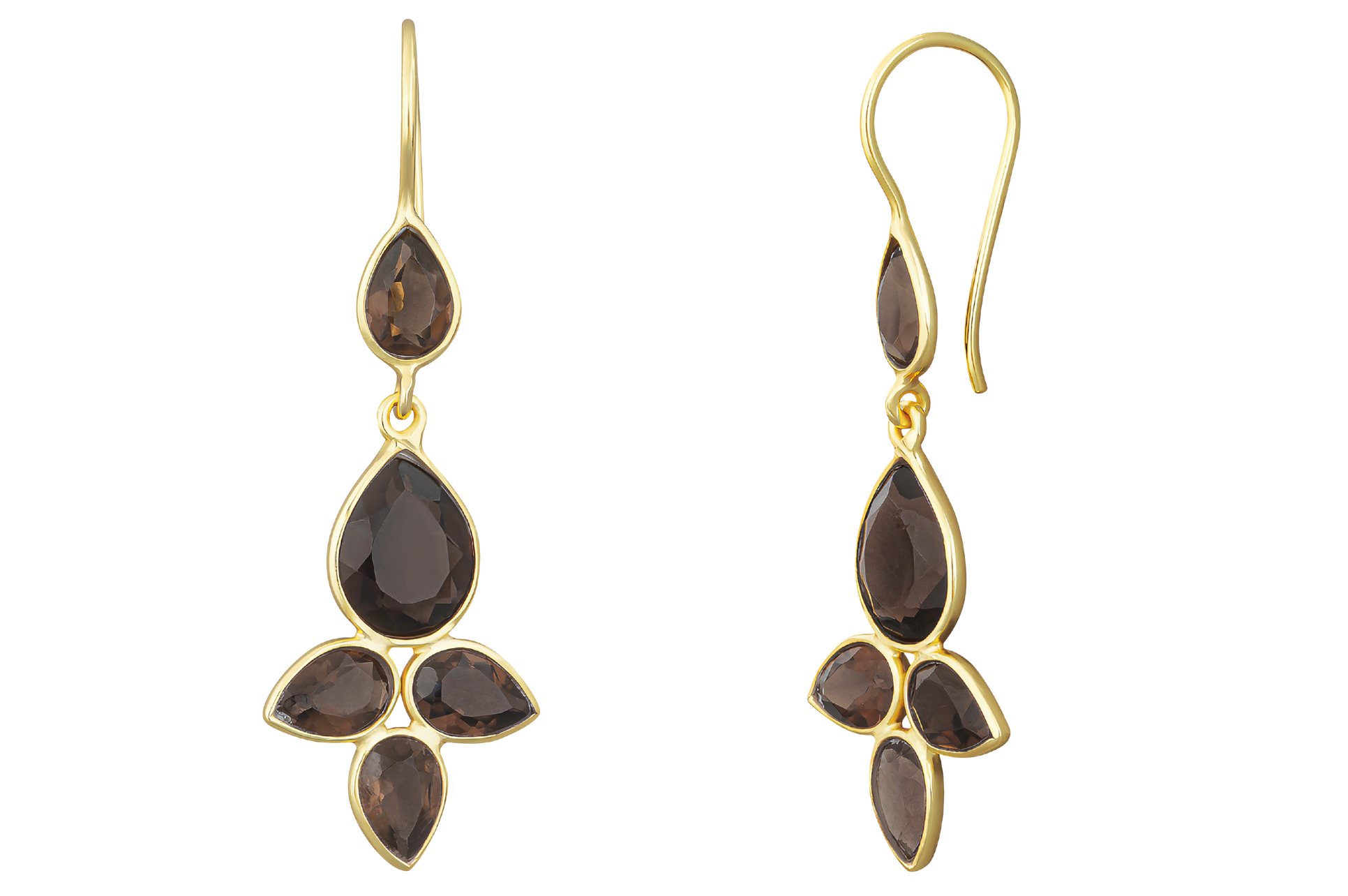 Hope Smoky Quartz Drop Earrings