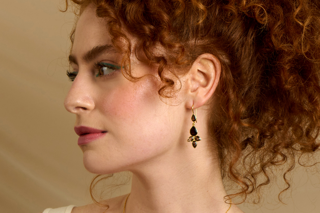 Hope Smoky Quartz Drop Earrings