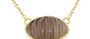 Syrie Smoky Quartz Carved Necklace