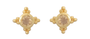 Starburst Citrine Stud Earrings
