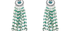 Emerald & Pearl Beaded Statement Earrings