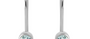 Sweetie Blue Topaz Silver Drop Earrings