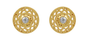 Talisman White Topaz Stud Earrings