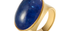 Pebble Tanzanite Cabochon Gemstone Ring