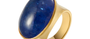 Pebble Tanzanite Cabochon Gemstone Ring