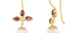 Fifi Pink Tourmaline & Pearl Earrings