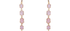 Pink Tourmaline Earrings Gemstone Drop Earrings
