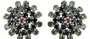 Asriel Green & Pink Tourmaline Stud Earrings
