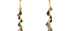 Valentina Tourmaline Beaded Earrings