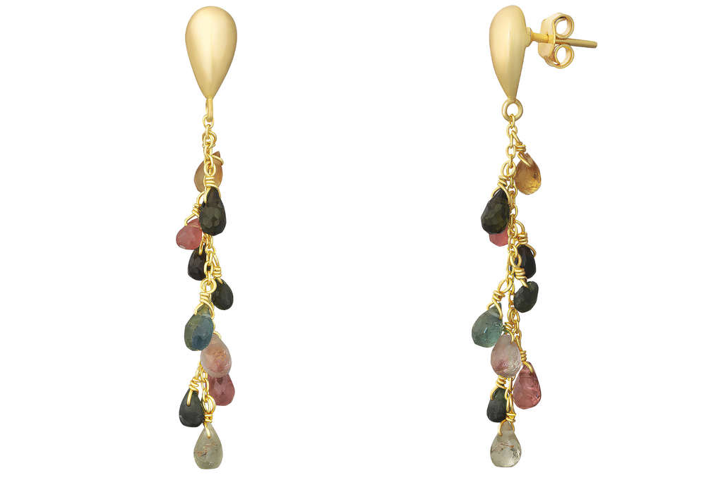 Valentina Tourmaline Beaded Earrings