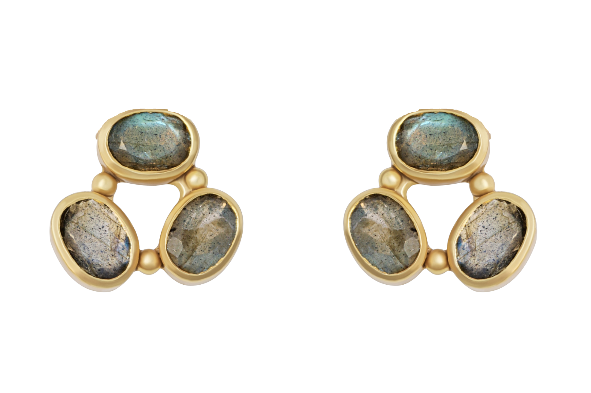 Alika Labradorite Stud Earrings