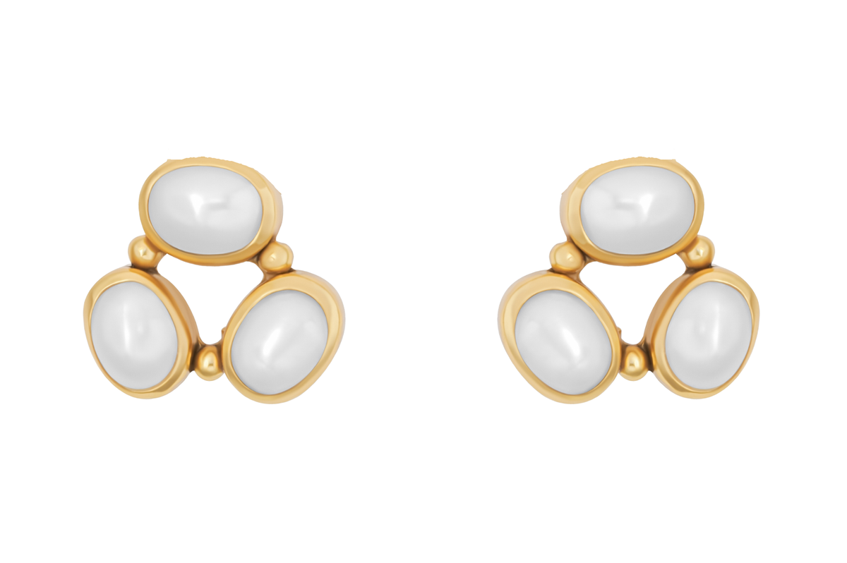 Alika Pearl Stud Earrings