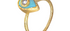 Turquoise & Diamond Jadau Ring