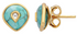 Jadau Turquoise & Diamond Stud Earrings