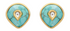 Turquoise & Diamond Jadau Stud Earrings