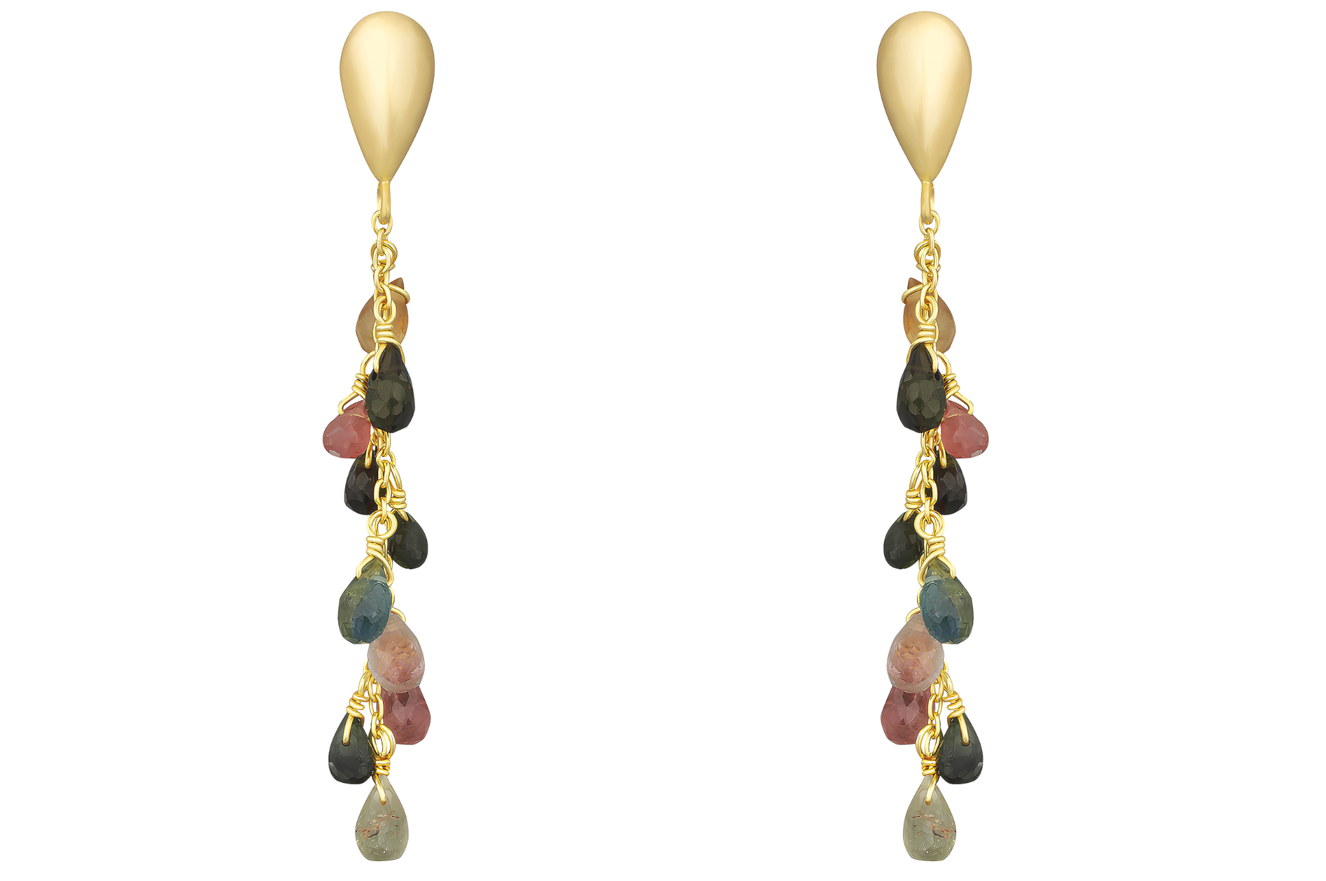 Valentina Tourmaline Beaded Earrings