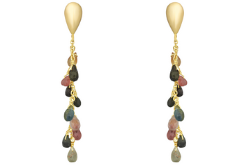 Valentina Tourmaline Beaded Earrings