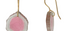 Fine Gold & Watermelon Tourmaline Earrings