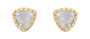 Zelda Green Amethyst Stud Earrings