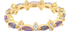 Ada Amethyst, Iolite & Blue Topaz Eternity Ring