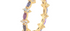 Ada Amethyst, Iolite & Blue Topaz Eternity Ring
