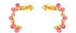 Adele Ruby Coiled Hoop Earrings