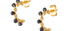 Adele Sapphire Coiled Hoop Earrings