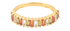 Amie Blue Topaz & Peridot Demi Eternity Ring