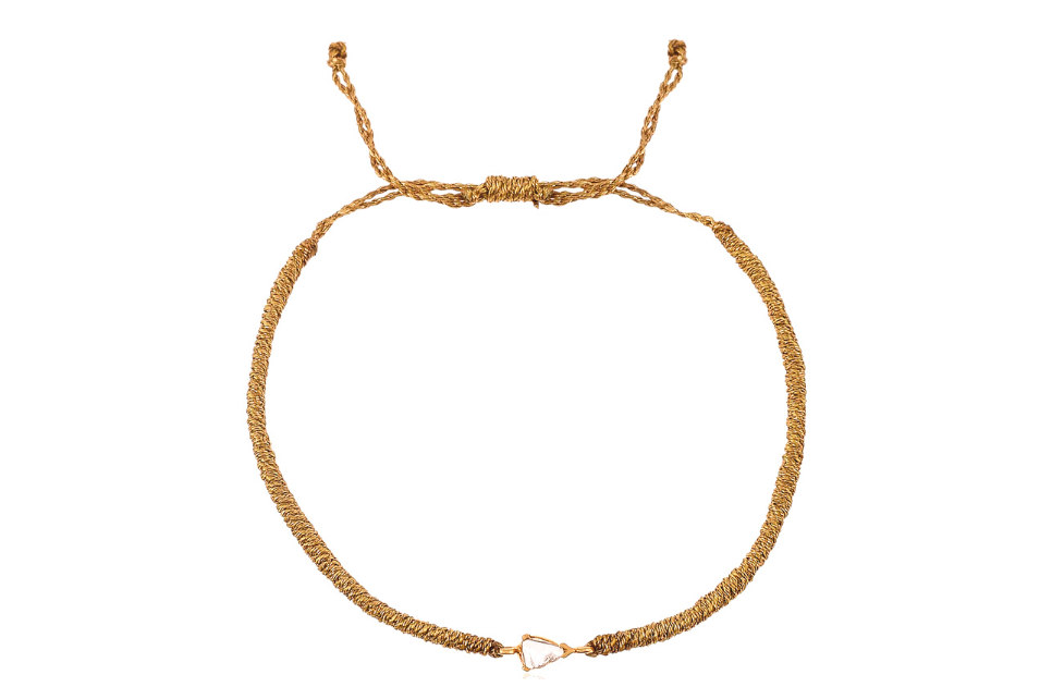 Amore Fine Gold, Diamond & Gold Thread Bracelet