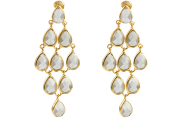 Angelina Green Amethyst Earrings