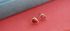 Antonia Red Sillimanite Stud Earrings