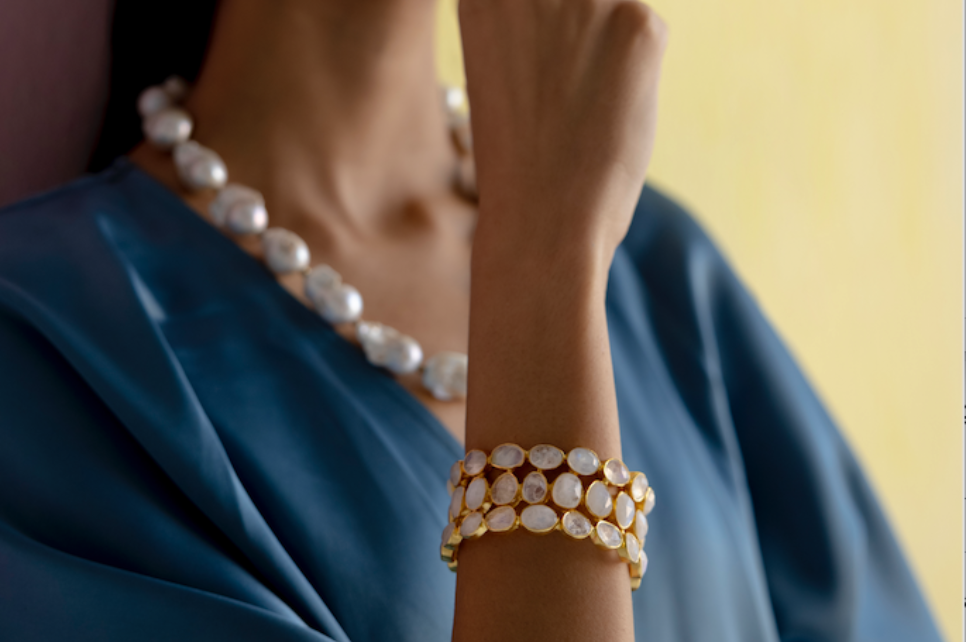 Aphrodite Moonstone Cuff